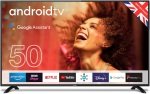 Cello C5020G 50" Smart Android TV with Google Assistant and Freeview Play