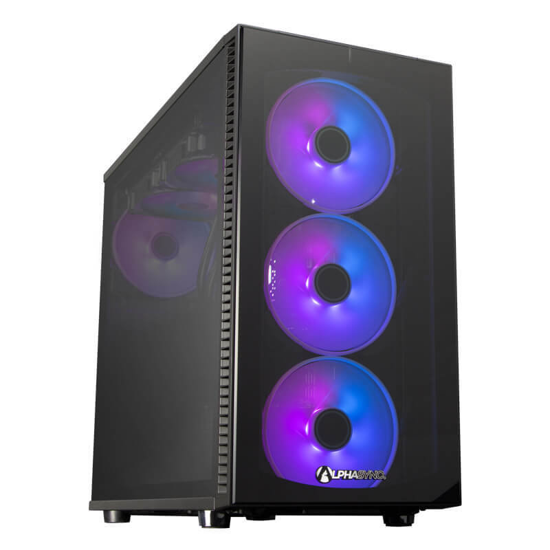 AlphaSync RTX 3090 AMD Ryzen 9 64GB RAM 4TB HDD 1TB SSD Gaming Desktop PC