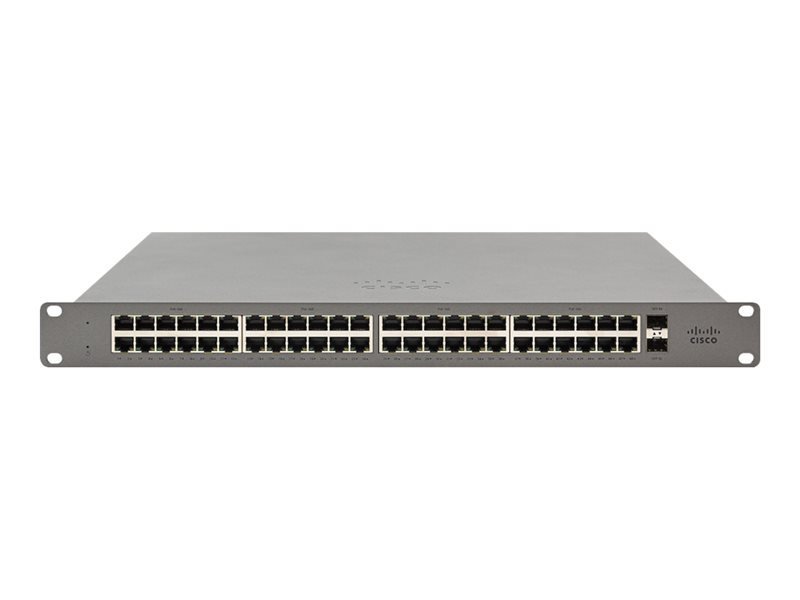 Cisco Meraki Go GS110-48 - Switch - 48 ports - Managed - Rack-mountable 1U