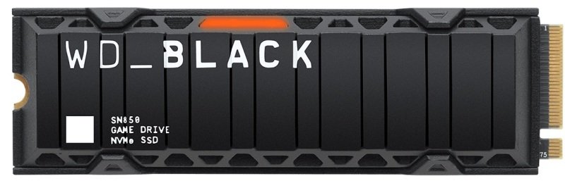 WD Black SN850 2TB M.2 PCIe 4.0 NVMe SSD/Solid State Drive with Heatsink