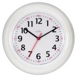 Acctim Wexham White 24 Hour Plastic Wall Clock