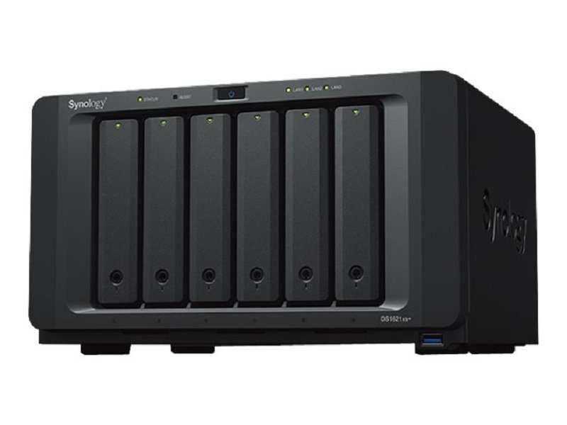 Synology DiskStation DS1621+ NAS Server for Business with Ryzen CPU 32GB Memory 24TB HDD Synology DSM Operating System iSCSI Target Ready 