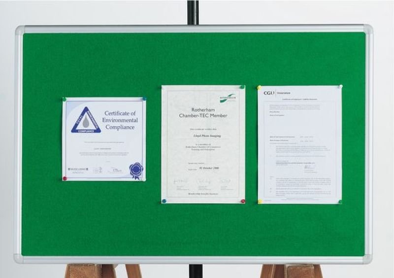 Connect KF26064 Notice Board   1200x900mm Product Description