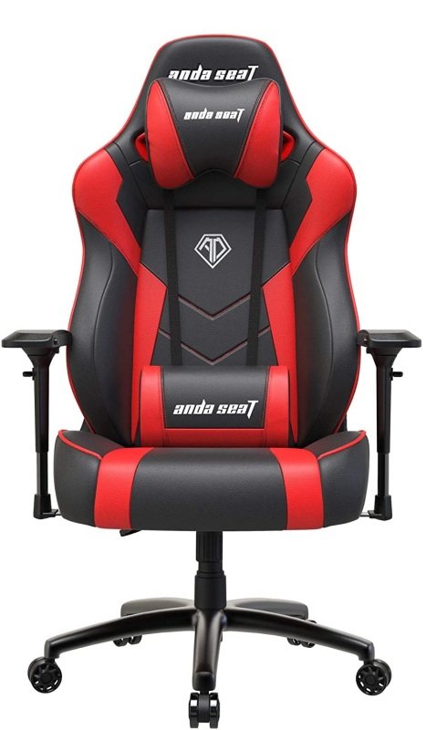 Anda Seat Dark Demon Series Pro Gaming Chair Red - Office Chair with Arms, Lumbar Back Support