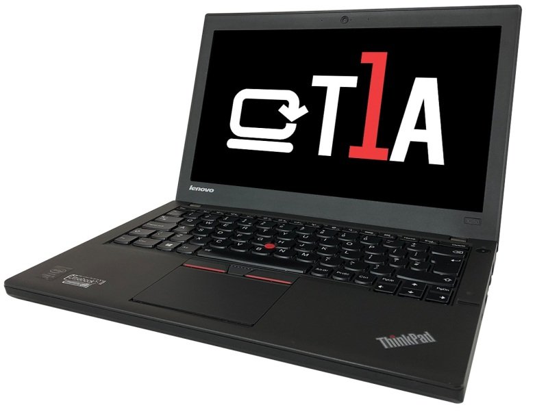 T1A Refurbished Lenovo ThinkPad X250 Core i5 8GB 256GB SSD 12.5" Win10 Pro Laptop