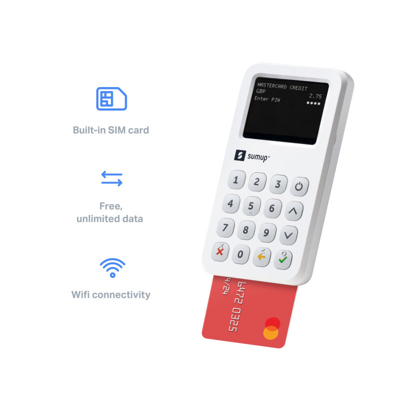 SumUp 3G + Wifi Card Payment Reader