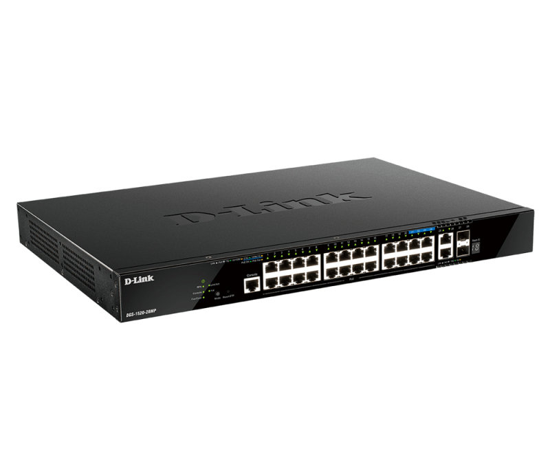 D-Link DGS-1520-28MP 26 Ports Manageable Layer 3 Switch
