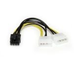 Startech 6in LP4 to 8 Pin PCI Express Video Card Power Cable Adapter
