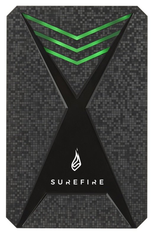 SUREFIRE GX3 Gaming External SSD - 1 TB, Black, Black