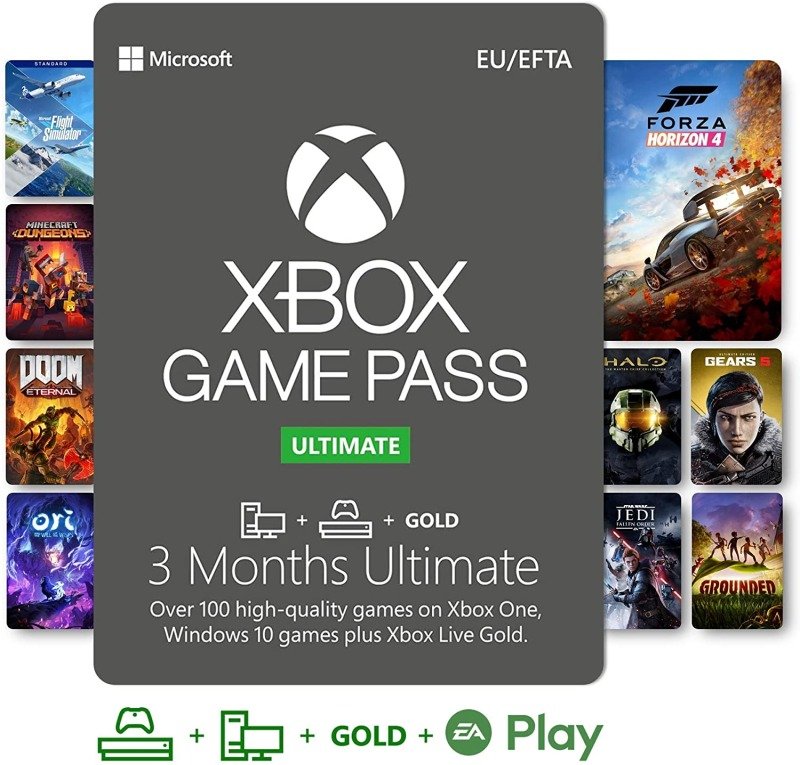 Xbox Game Pass Ultimate | 3 Month Membership | Xbox / Windows PC - Download Code