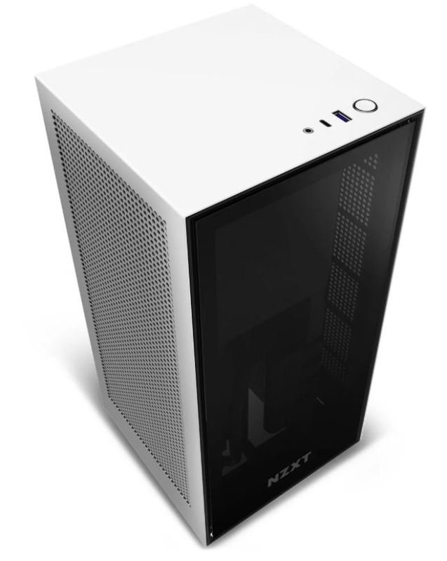 Exdisplay Nzxt H White Mini Itx Windowed Pc Gaming Case W W Psu