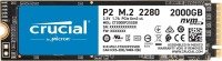 Crucial P2 2TB Internal SSD, Up to 2400 MB/s (3D NAND, NVMe, PCIe, M.2)