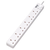 Tripp Lite PS6B18 - 6-Outlet Power Strip - British BS1363A Outlets