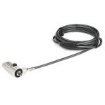StarTech.com 6.5ft (2m) Laptop Cable Lock - 4-Digit Combination Laptop/Desktop Security Cable Lock for Wedge Slot