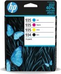 HP 934 Black/935 CMY Ink Cartridge 4-P