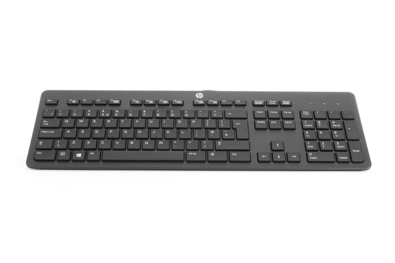  HP USB Slim Keyboard Black Ebuyer com